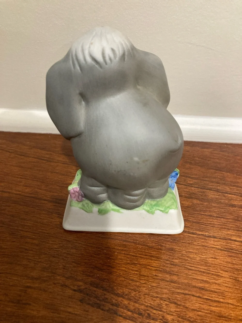 Vintage Gray Elephant Figurine Friendship Decor - 1979 Russ berries